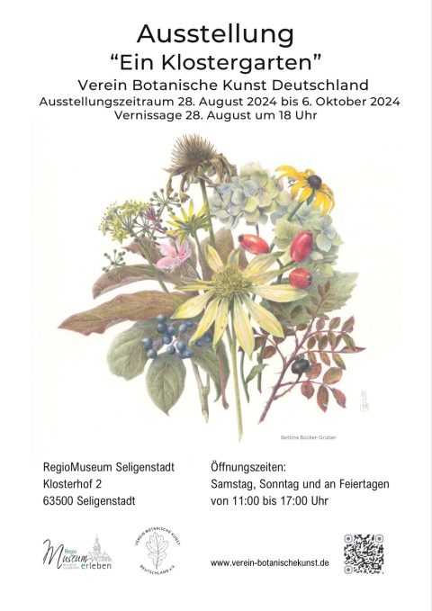 Ein Klostergarten: VBKD-Ausstellung 2024 in Seligenstadt